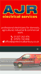 Mobile Screenshot of ajrelectricalbanbury.co.uk